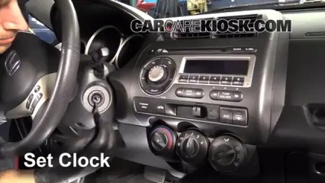 2008 Honda Fit 1.5L 4 Cyl. Clock Set Clock